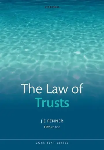 Cover of The Law of Trusts