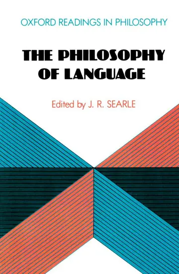 Cover of The Philosophy of Language