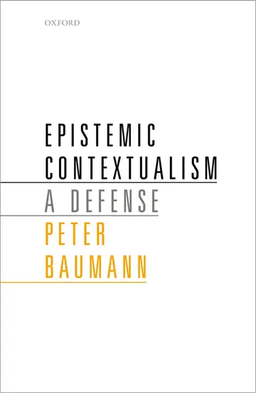 Cover of Epistemic Contextualism