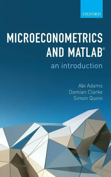 Cover of Microeconometrics and MATLAB