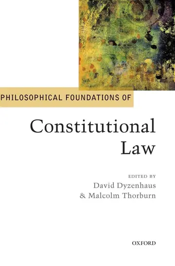 Cover of Philosophical Foundations of Constitutional Law