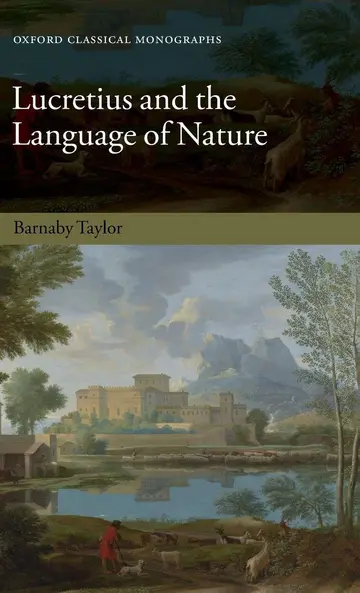 Cover of Lucretius and the Language of Nature
