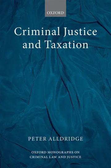 Cover of Criminal Justice and Taxation