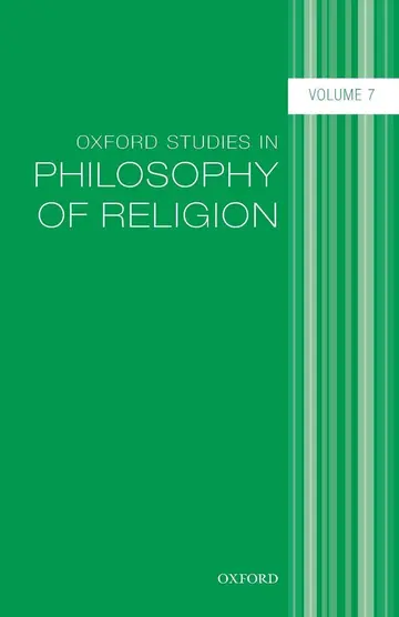 Cover of Oxford Studies in Philosophy of Religion (7)