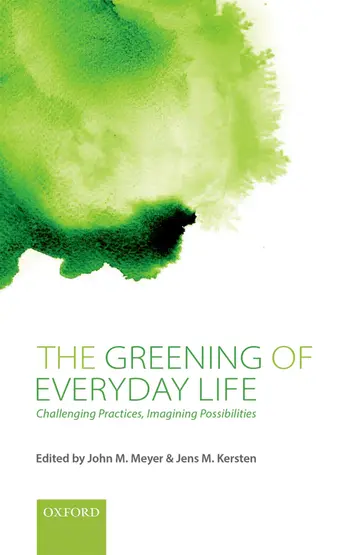 Cover of The Greening of Everyday Life