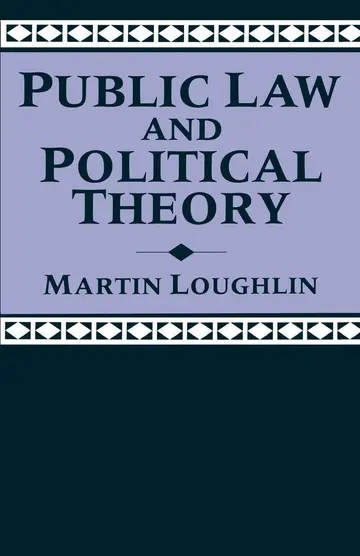 Cover of Public Law and Political Theory