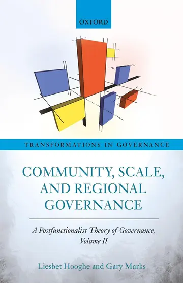 Cover of Community, Scale, and Regional Governance