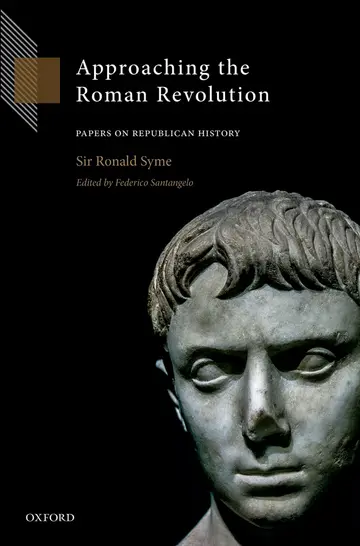 Cover of Approaching the Roman Revolution