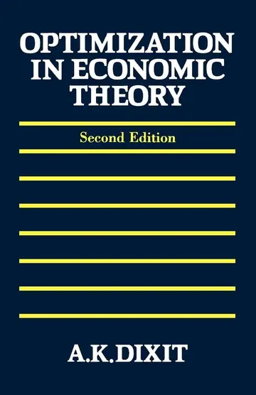 Cover of Optimization in Economic Theory