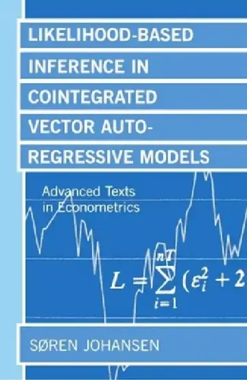 Cover of Likelihood-Based Inference in Cointegrated Vector Autoregressive Models