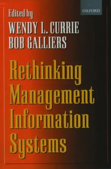 Cover of Rethinking Management Information Systems