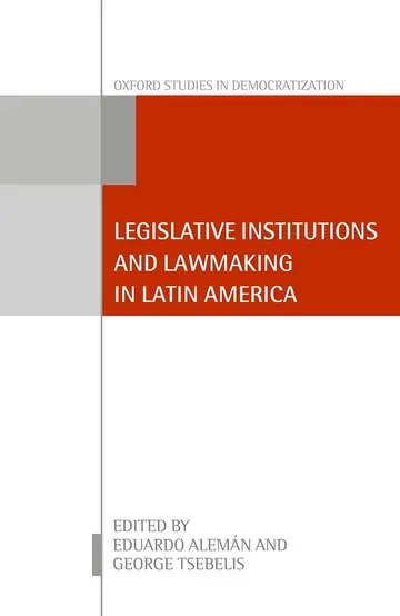 Cover of Legislative Institutions and Lawmaking in Latin America