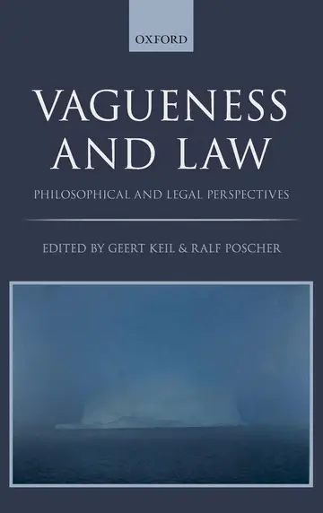 Cover of Vagueness and Law