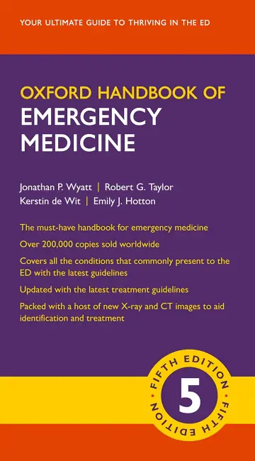 Cover of Oxford Handbook of Emergency Medicine