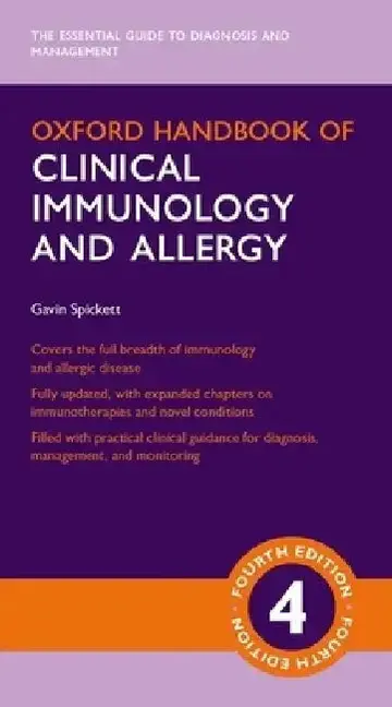 Cover of Oxford Handbook of Clinical Immunology and Allergy