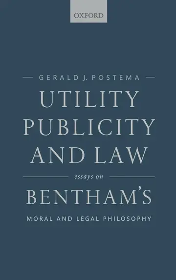 Cover of Utility, Publicity, and Law