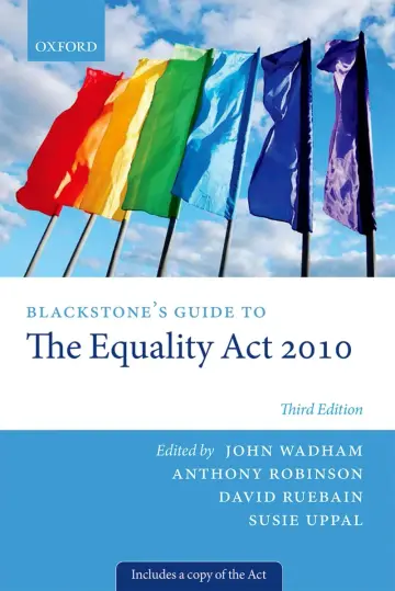 Cover of Blackstone's Guide to the Equality Act 2010