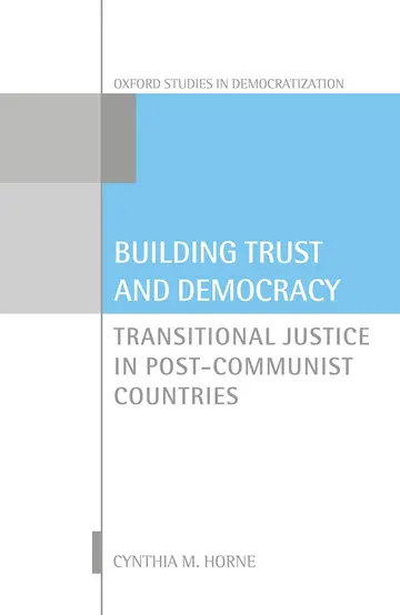 Cover of Building Trust and Democracy