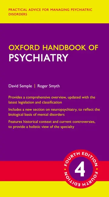 Cover of Oxford Handbook of Psychiatry