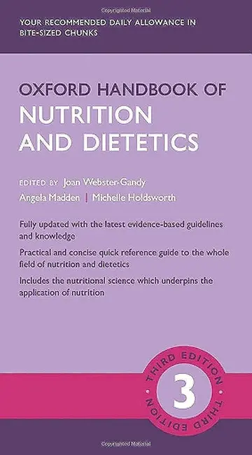 Cover of Oxford Handbook of Nutrition and Dietetics 3e