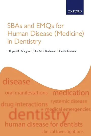 Cover of SBAs and EMQs for Human Disease (Medicine) in Dentistry