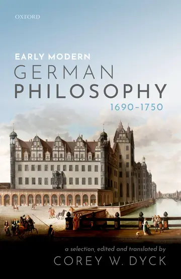 Cover of Early Modern German Philosophy