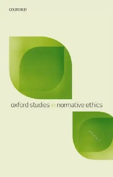 Cover of Oxford Studies in Normative Ethics, Vol 7