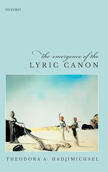 Cover of The Emergence of the Lyric Canon