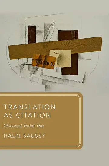 Cover of Translation as Citation
