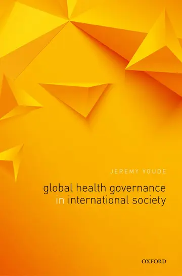 Cover of Global Health Governance in International Society