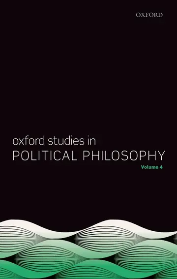 Cover of Oxford Studies in Political Philosophy Volume 4