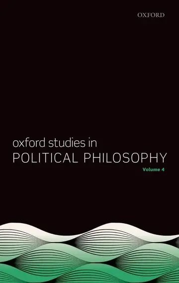 Cover of Oxford Studies in Political Philosophy (4)