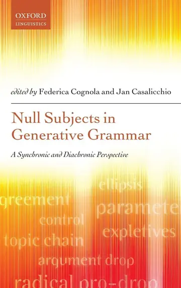 Cover of Null Subjects in Generative Grammar