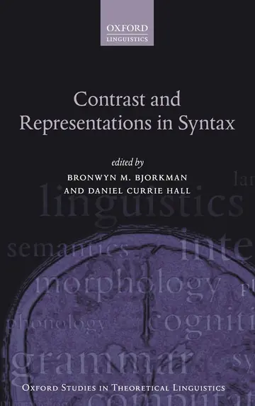 Cover of Contrast and Representations in Syntax