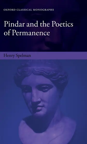 Cover of Pindar and the Poetics of Permanence