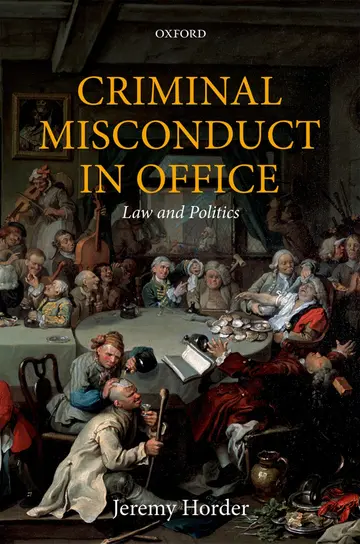 Cover of Criminal Misconduct in Office