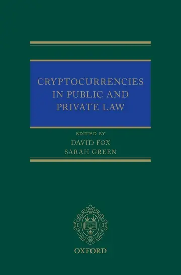 Cover of Cryptocurrencies in Public and Private Law