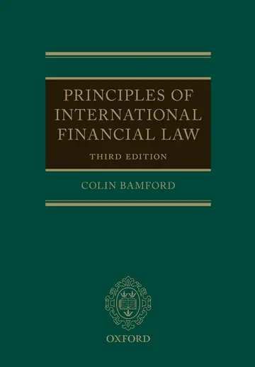 Cover of Principles of International Financial Law
