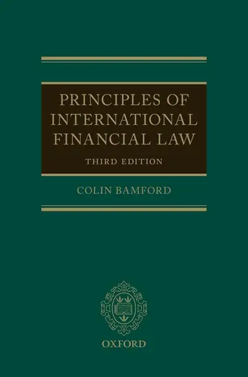 Cover of Principles of International Financial Law