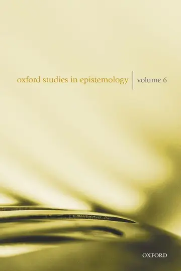 Cover of Oxford Studies in Epistemology (6)