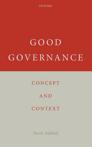 Cover of Good Governance