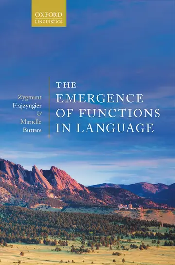 Cover of The Emergence of Functions in Language