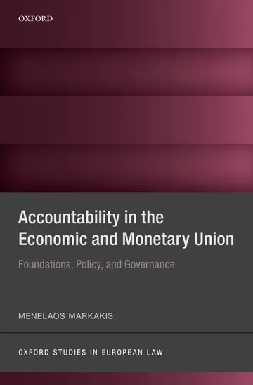 Cover of Accountability in the Economic and Monetary Union