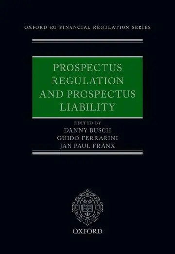 Cover of Prospectus Regulation and Prospectus Liability