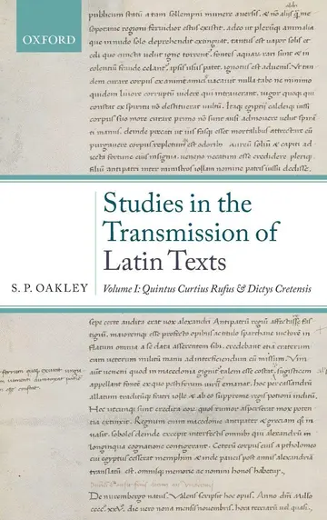 Cover of Studies in the Transmission of Latin Texts