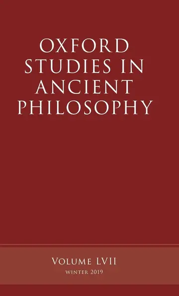Cover of Oxford Studies in Ancient Philosophy, Volume 57