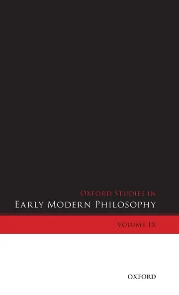 Cover of Oxford Studies in Early Modern Philosophy (9)