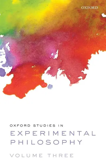 Cover of Oxford Studies in Experimental Philosophy Volume 3