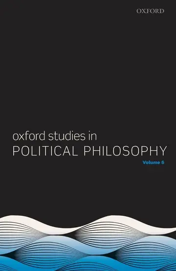 Cover of Oxford Studies in Political Philosophy (6)