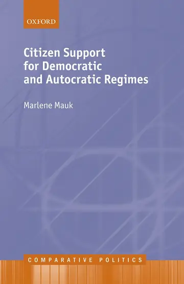 Cover of Citizen Support for Democratic and Autocratic Regimes